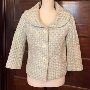 Vintage Anthropologie Elevenses jacket.